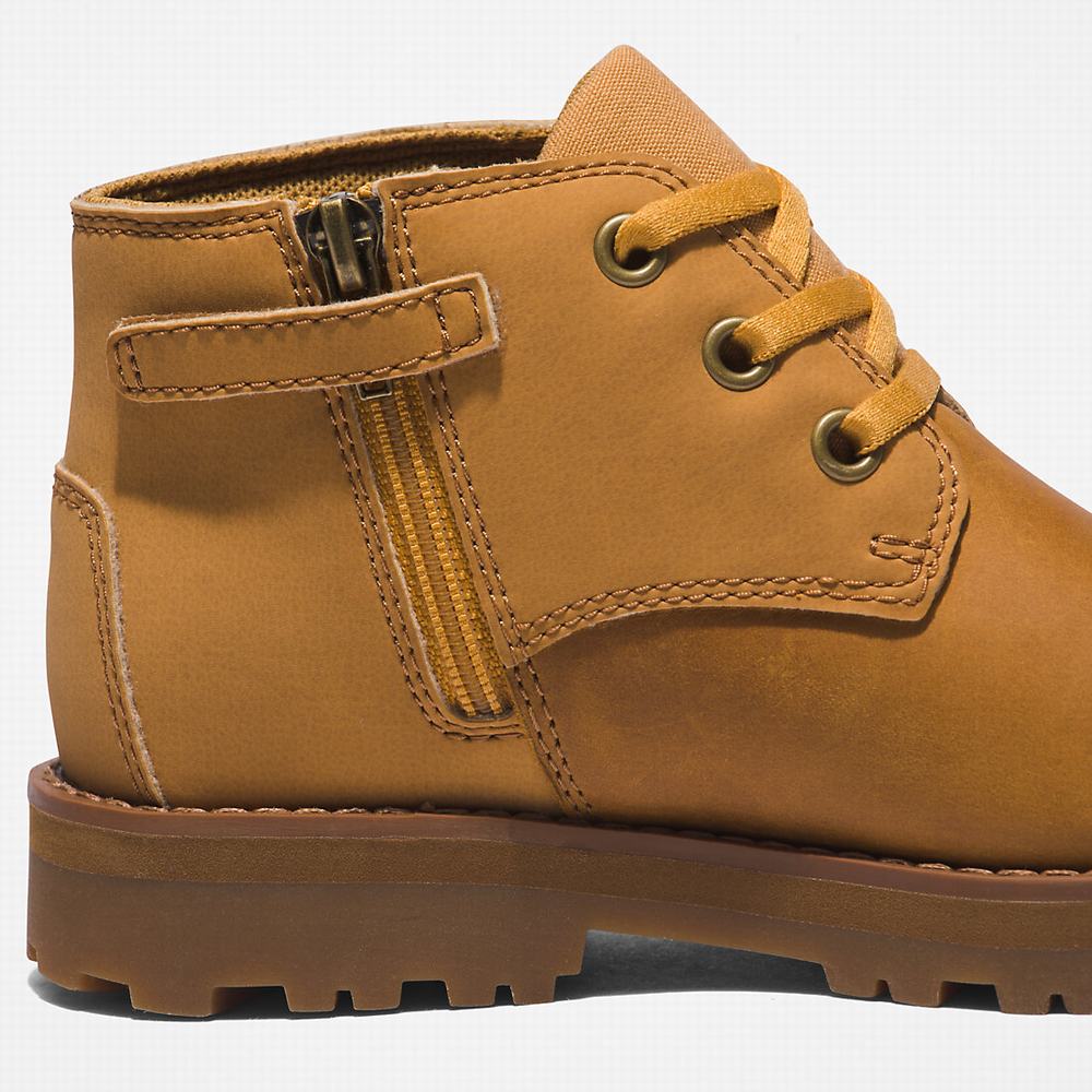 Chukka Čižmy Timberland Courma Chukka Detske Svetlo Hnede | PN4102537