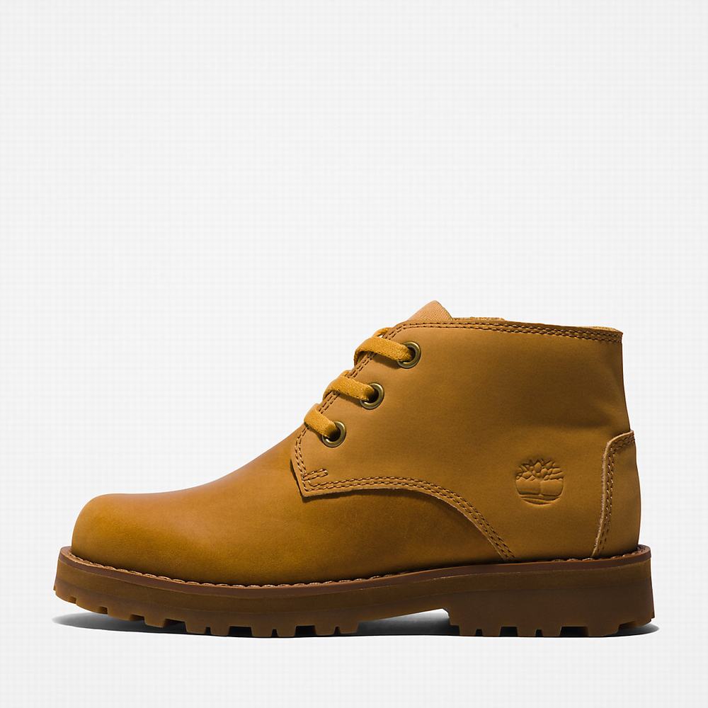 Chukka Čižmy Timberland Courma Chukka Detske Svetlo Hnede | PN4102537