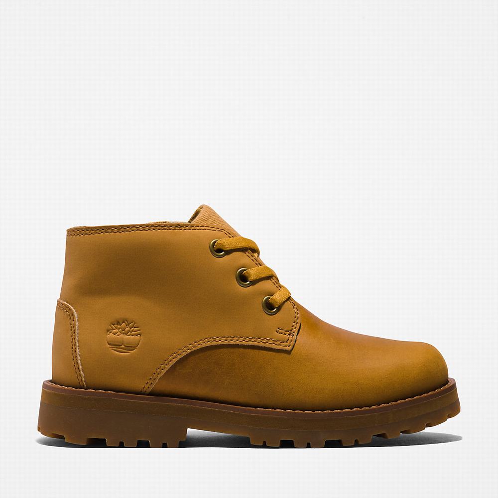 Chukka Čižmy Timberland Courma Chukka Detske Svetlo Hnede | PN4102537