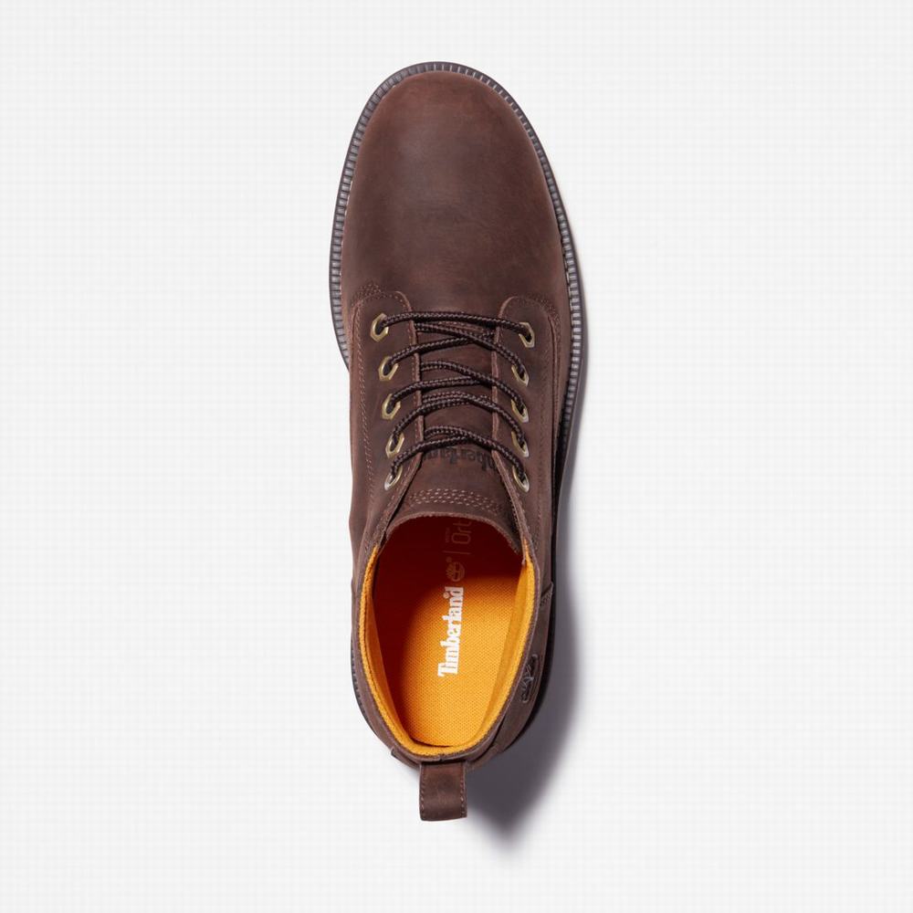 Chukka Čižmy Timberland Redwood Falls Waterproof Chukka Panske Tmavo Hnede | NM7504623