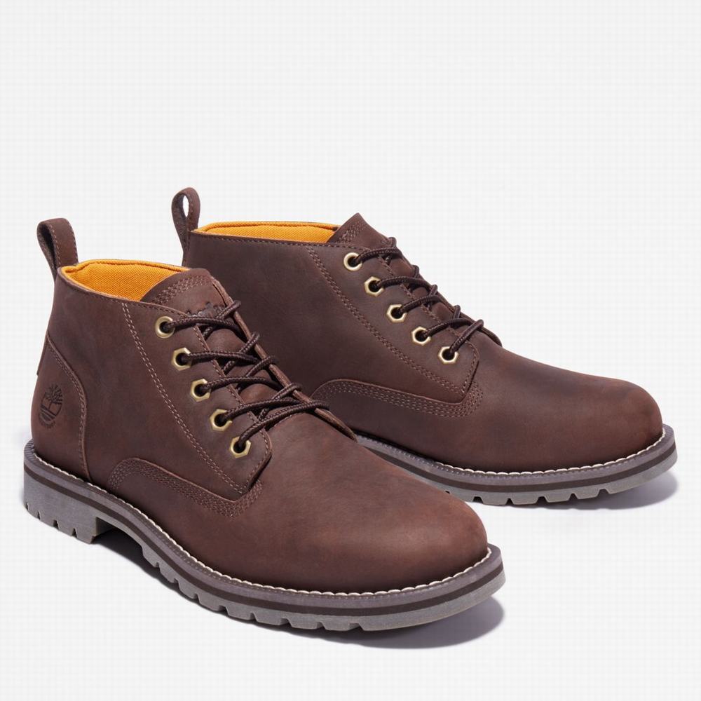 Chukka Čižmy Timberland Redwood Falls Waterproof Chukka Panske Tmavo Hnede | NM7504623