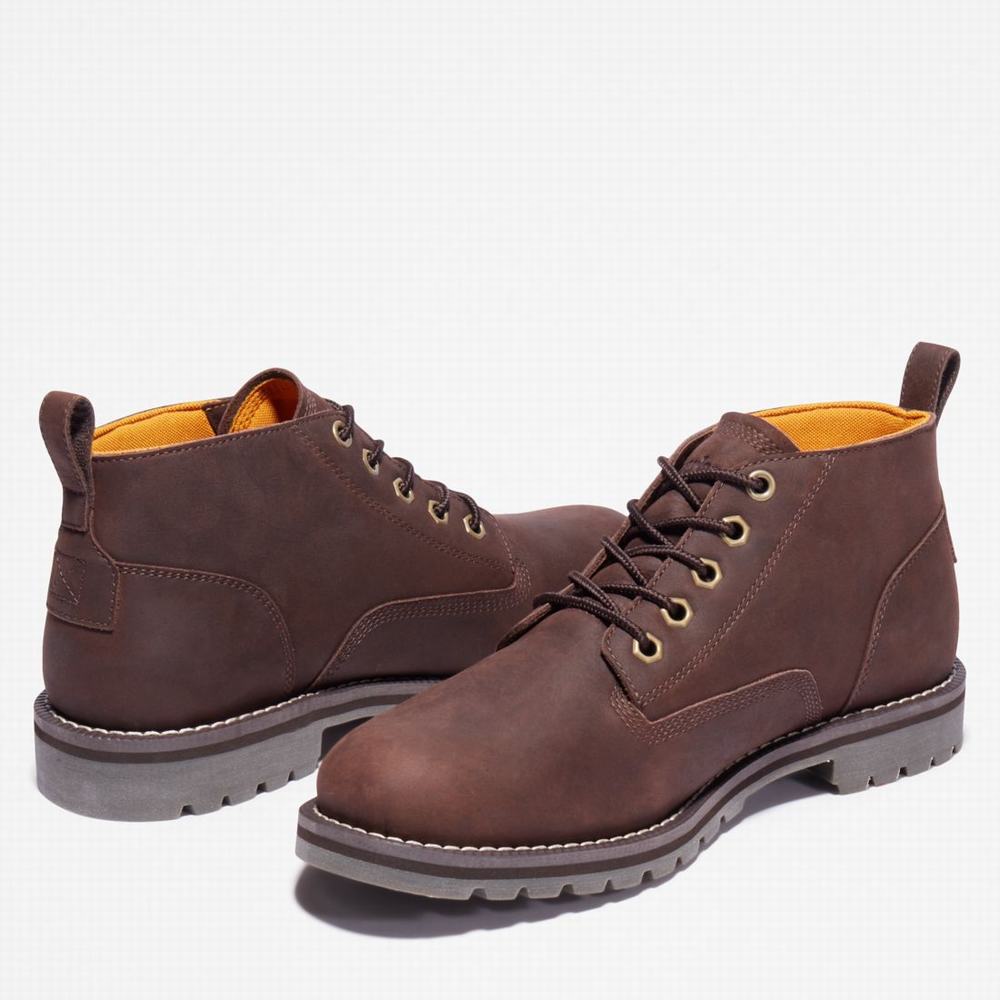 Chukka Čižmy Timberland Redwood Falls Waterproof Chukka Panske Tmavo Hnede | NM7504623