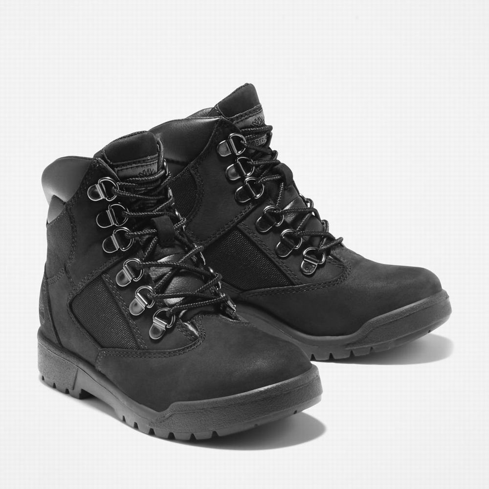 Cizmy Timberland 6-Inch Field Detske Čierne | LM1493285