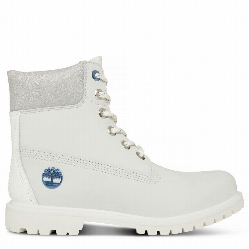 Cizmy Timberland 6 Inch Ice Damske Biele | UN0546189