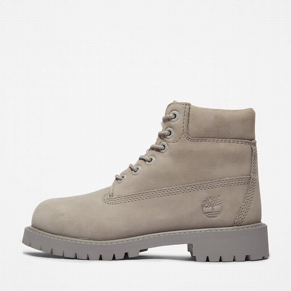 Cizmy Timberland 6 Inch Premium Detske Siva | LK0983127