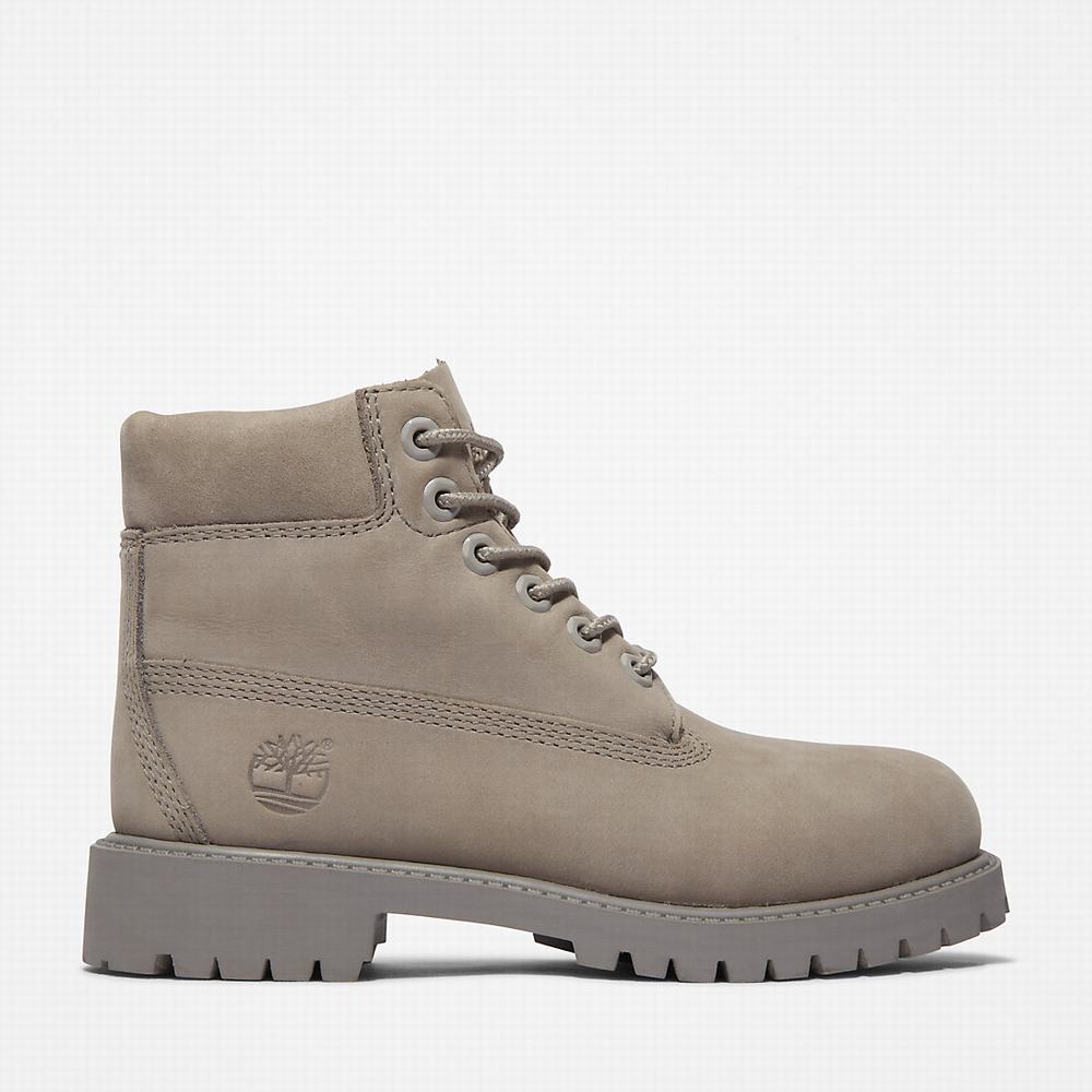 Cizmy Timberland 6 Inch Premium Detske Siva | LK0983127