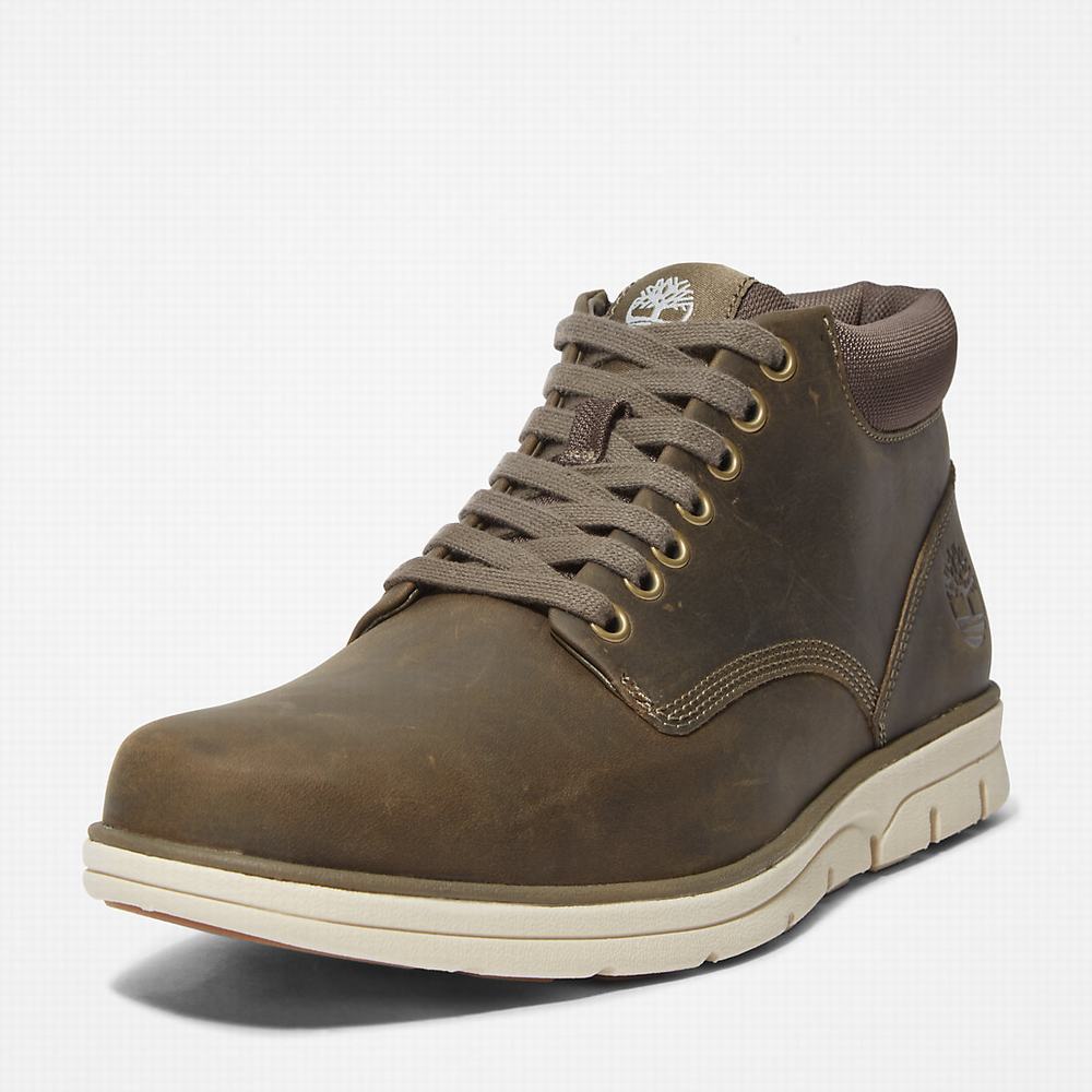 Cizmy Timberland Bradstreet Chukka Panske Tmavo Zelene | BK2534816