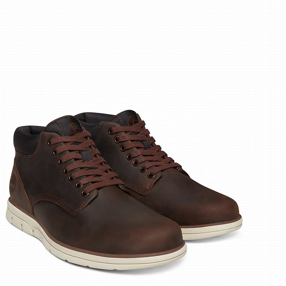 Cizmy Timberland Bradstreet Chukka Panske Tmavo Hnede | LA6581247