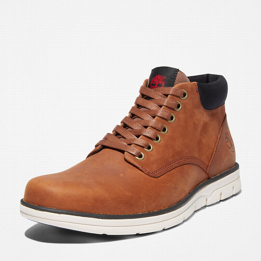 Cizmy Timberland Bradstreet Chukka Panske Svetlo Hnede | OS2490175