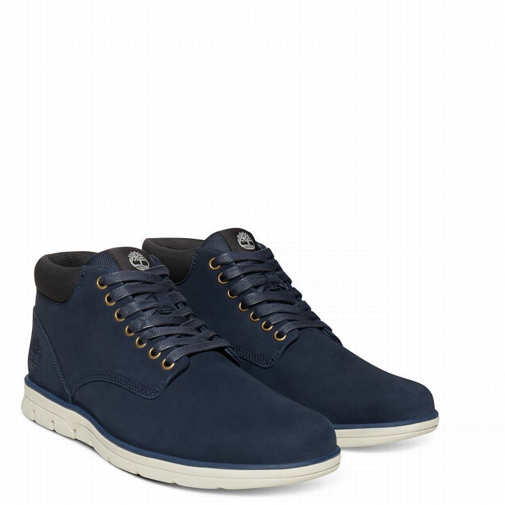 Cizmy Timberland Bradstreet Chukka Panske Námornícka Modrá | YS2658193