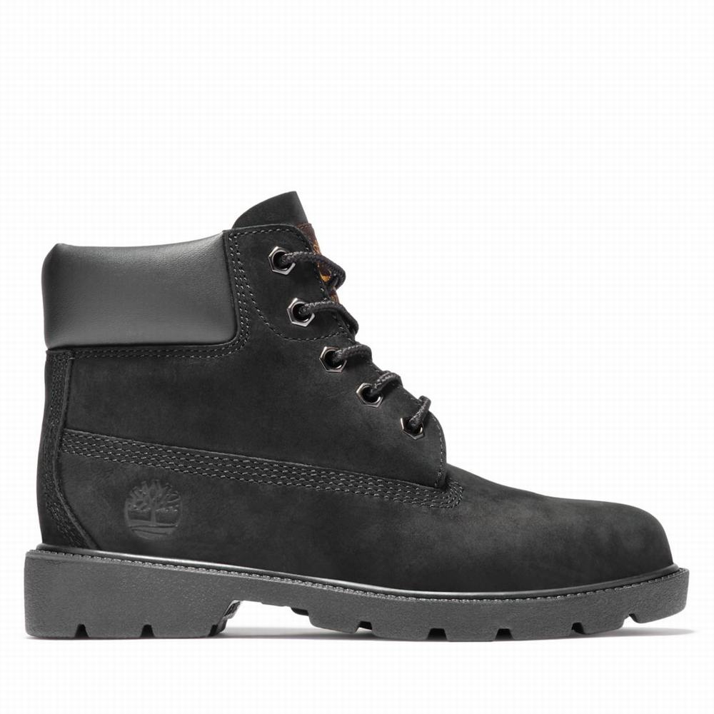 Cizmy Timberland Classic 6-Inch Waterproof Detske Čierne | MC4097815