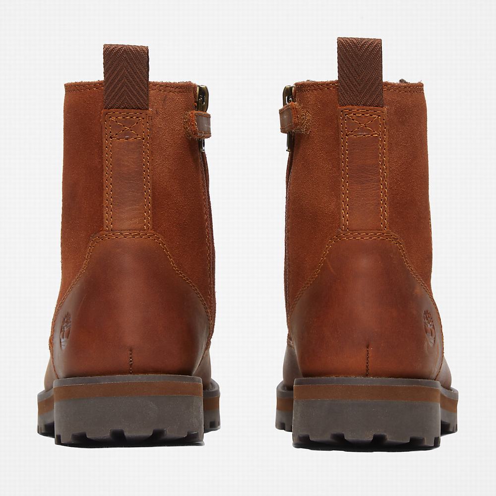 Cizmy Timberland Courma Podsite Detske Hnede | YL9081643