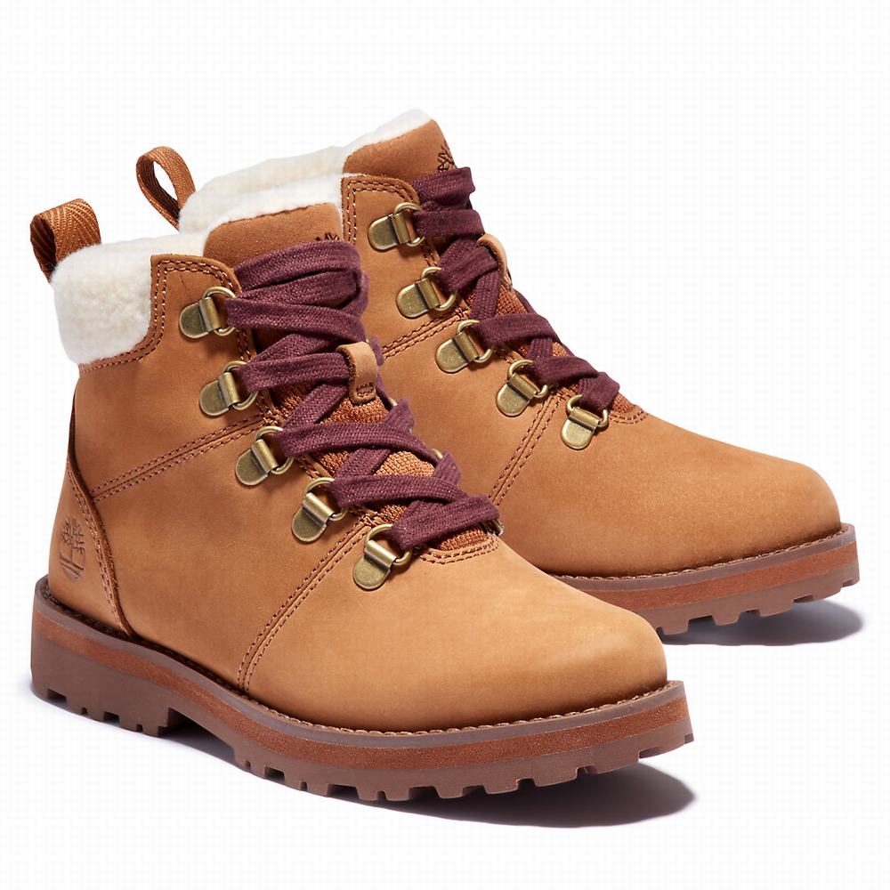 Cizmy Timberland Courma Podsite Detske Svetlo Hnede | PF4518367