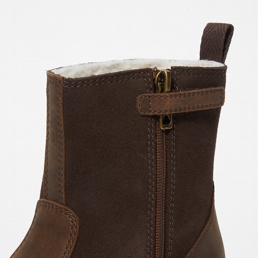 Cizmy Timberland Courma Podsite Detske Tmavo Hnede | NF1853694