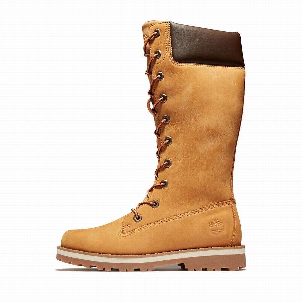 Cizmy Timberland Courma Vysoke Winter Detske Žlté | BM8530412