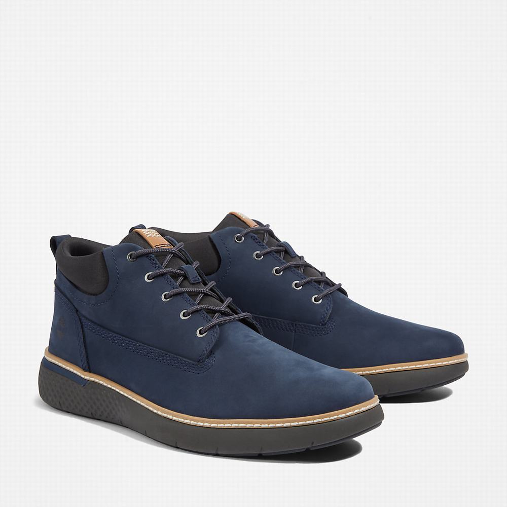 Cizmy Timberland Cross Mark Chukka Panske Námornícka Modrá | HU4708659