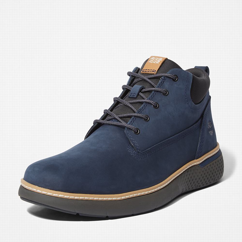 Cizmy Timberland Cross Mark Chukka Panske Námornícka Modrá | HU4708659