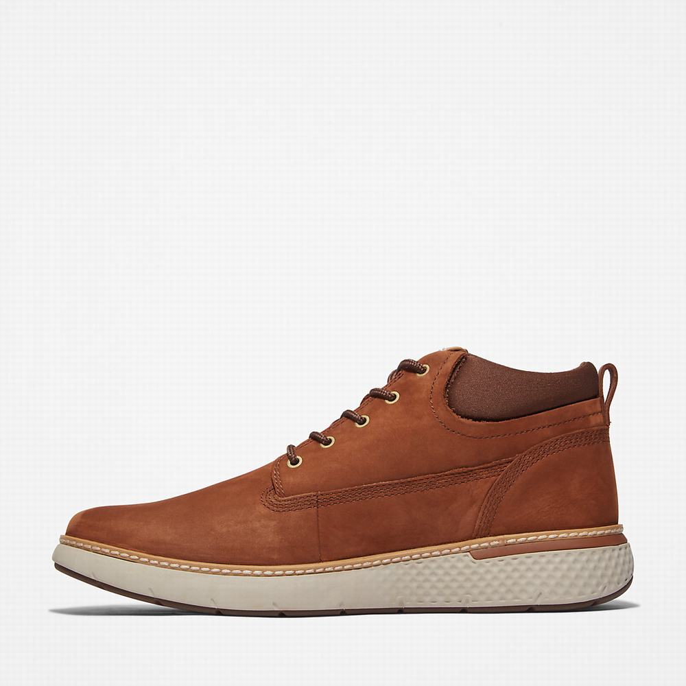 Cizmy Timberland Cross Mark Chukka Panske Hnede | KX0934265