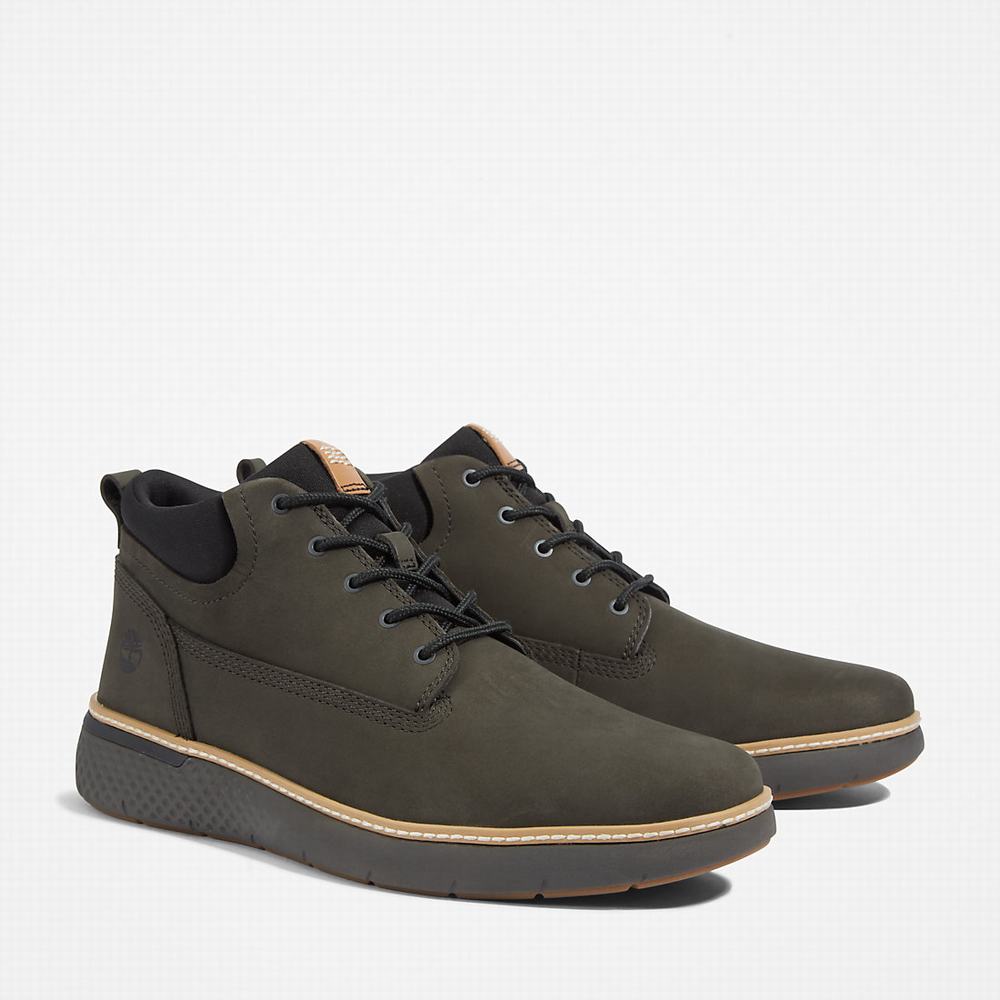 Cizmy Timberland Cross Mark Chukka Panske Tmavo Zelene | LM4598173