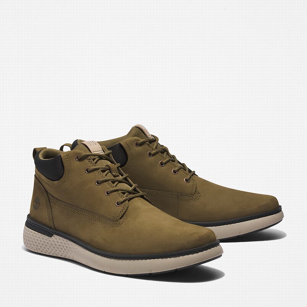 Cizmy Timberland Cross Mark Chukka Panske Zelene | NG7390486