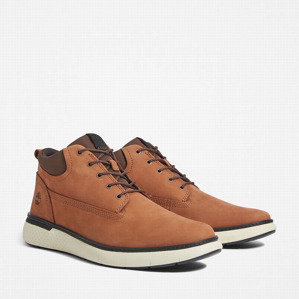 Cizmy Timberland Cross Mark Chukka Panske Tmavo Hnede | XP6431820