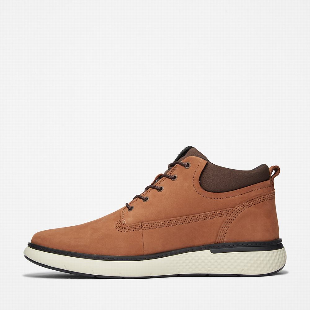 Cizmy Timberland Cross Mark Chukka Panske Tmavo Hnede | XP6431820