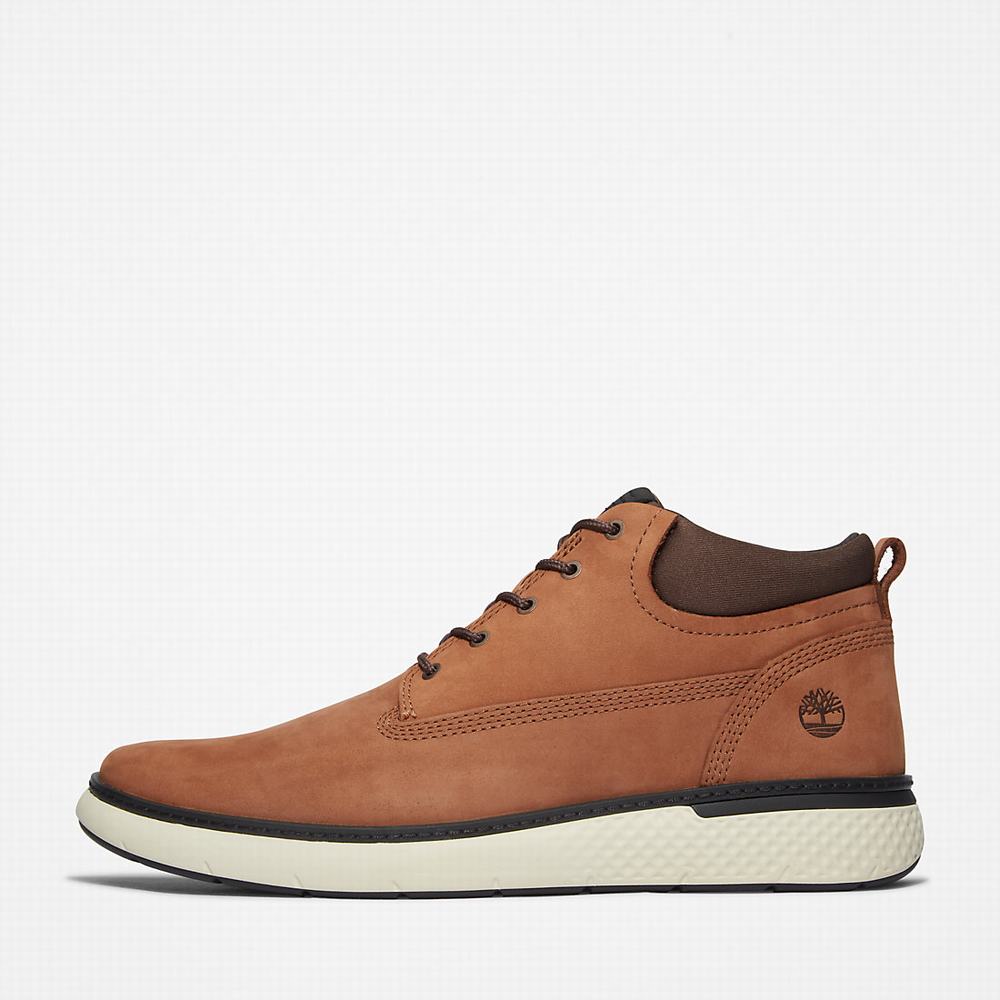 Cizmy Timberland Cross Mark Chukka Panske Tmavo Hnede | XP6431820