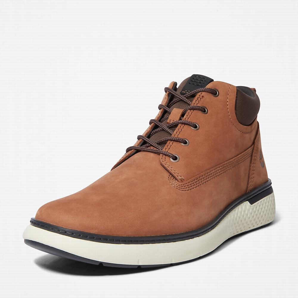 Cizmy Timberland Cross Mark Chukka Panske Tmavo Hnede | XP6431820