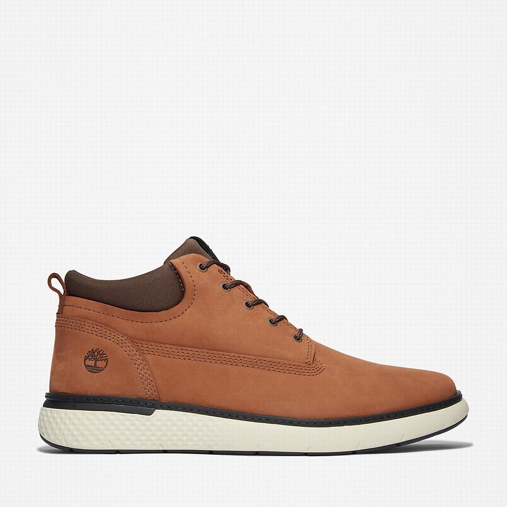 Cizmy Timberland Cross Mark Chukka Panske Tmavo Hnede | XP6431820