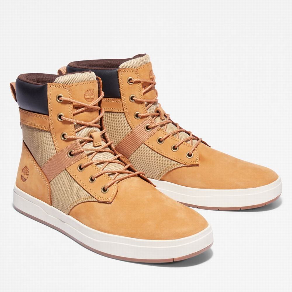 Cizmy Timberland Davis Square Panske Hnede | UJ6301749