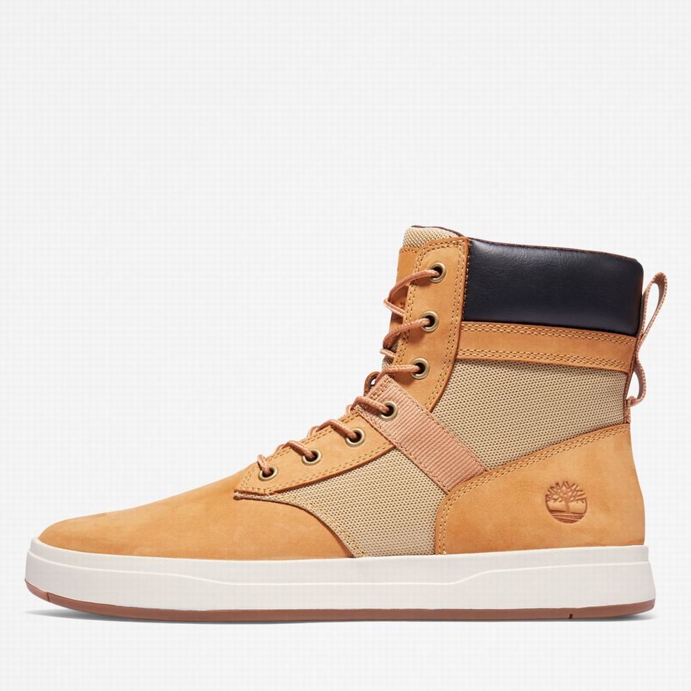 Cizmy Timberland Davis Square Panske Hnede | UJ6301749