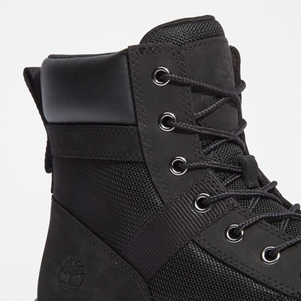 Cizmy Timberland Davis Square Panske Čierne | QP5603187