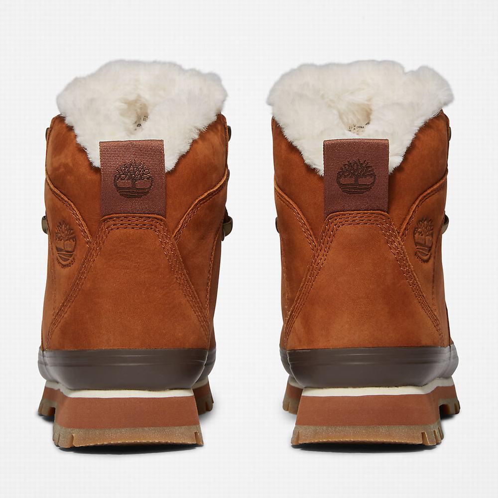 Cizmy Timberland Euro Hiker Waterproof Fur-Podsite Damske Hnede | DM3648597