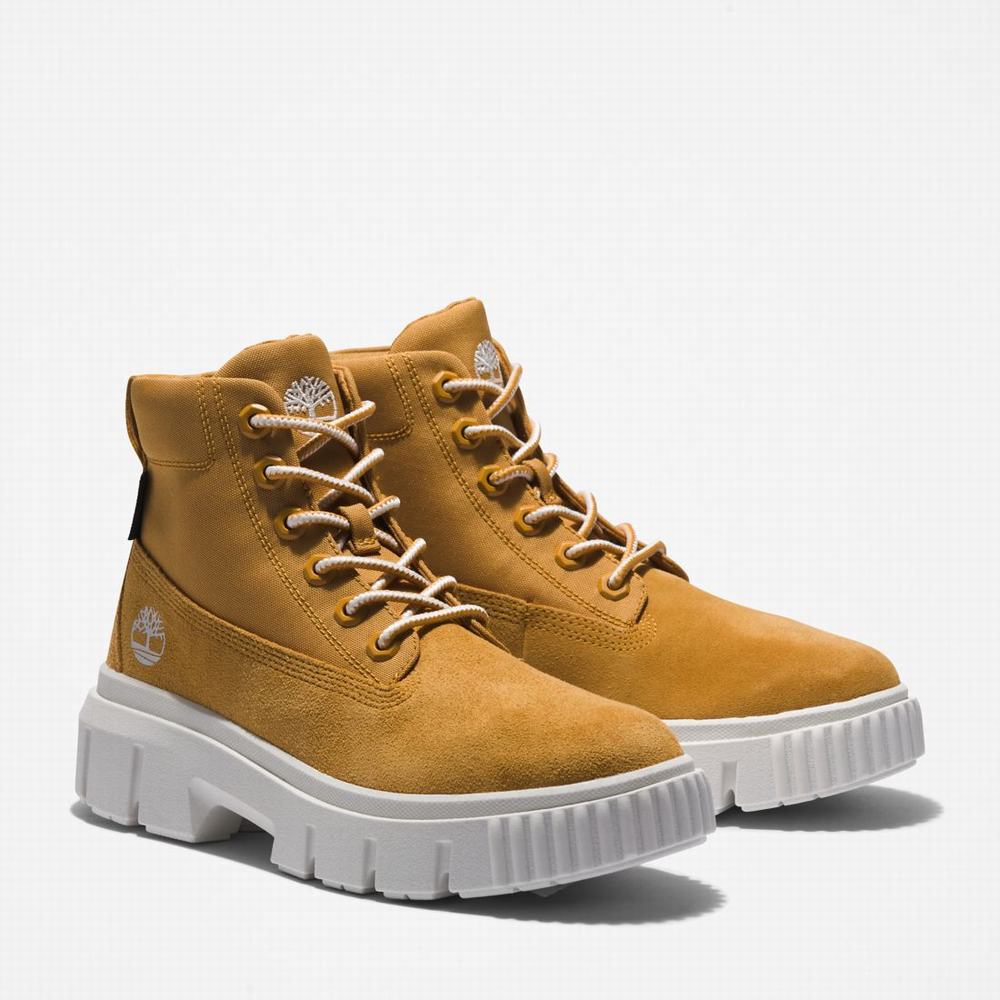 Cizmy Timberland Greyfield Damske Žlté | KD8150974