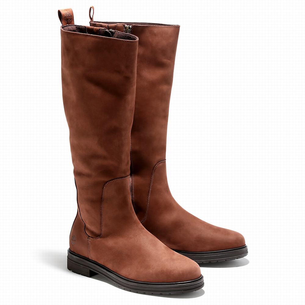 Cizmy Timberland Hannover Hill Vysoke Damske Hnede | DH5270364