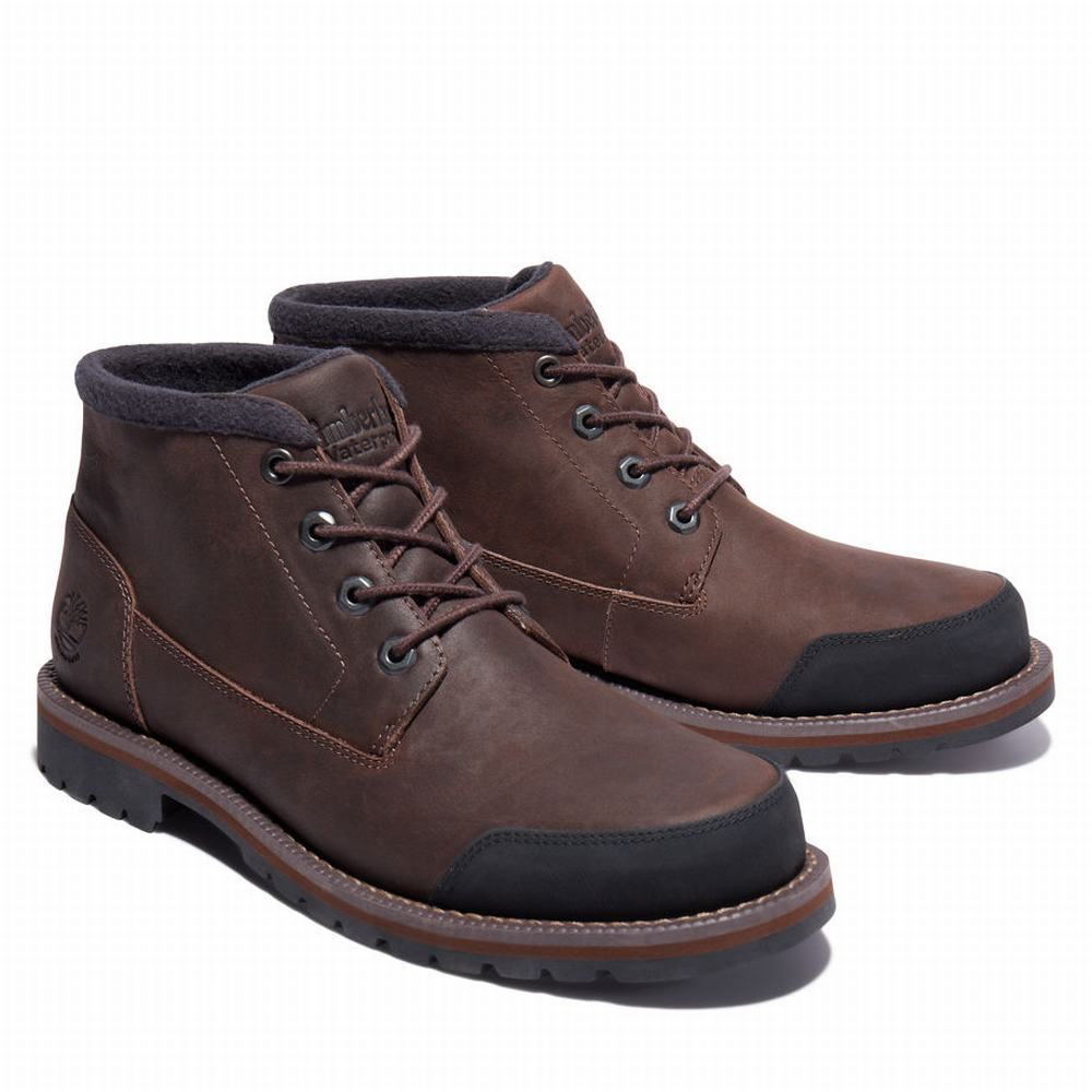 Cizmy Timberland Larchmont Podsite Chukka Panske Tmavo Hnede | SH2365107