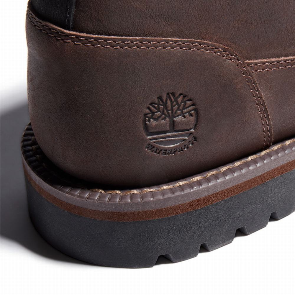 Cizmy Timberland Larchmont Podsite Chukka Panske Tmavo Hnede | SH2365107