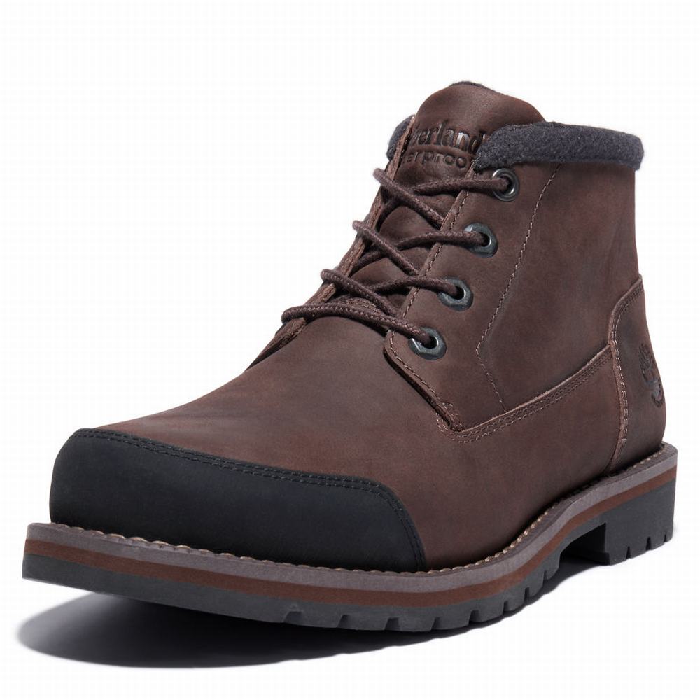 Cizmy Timberland Larchmont Podsite Chukka Panske Tmavo Hnede | SH2365107