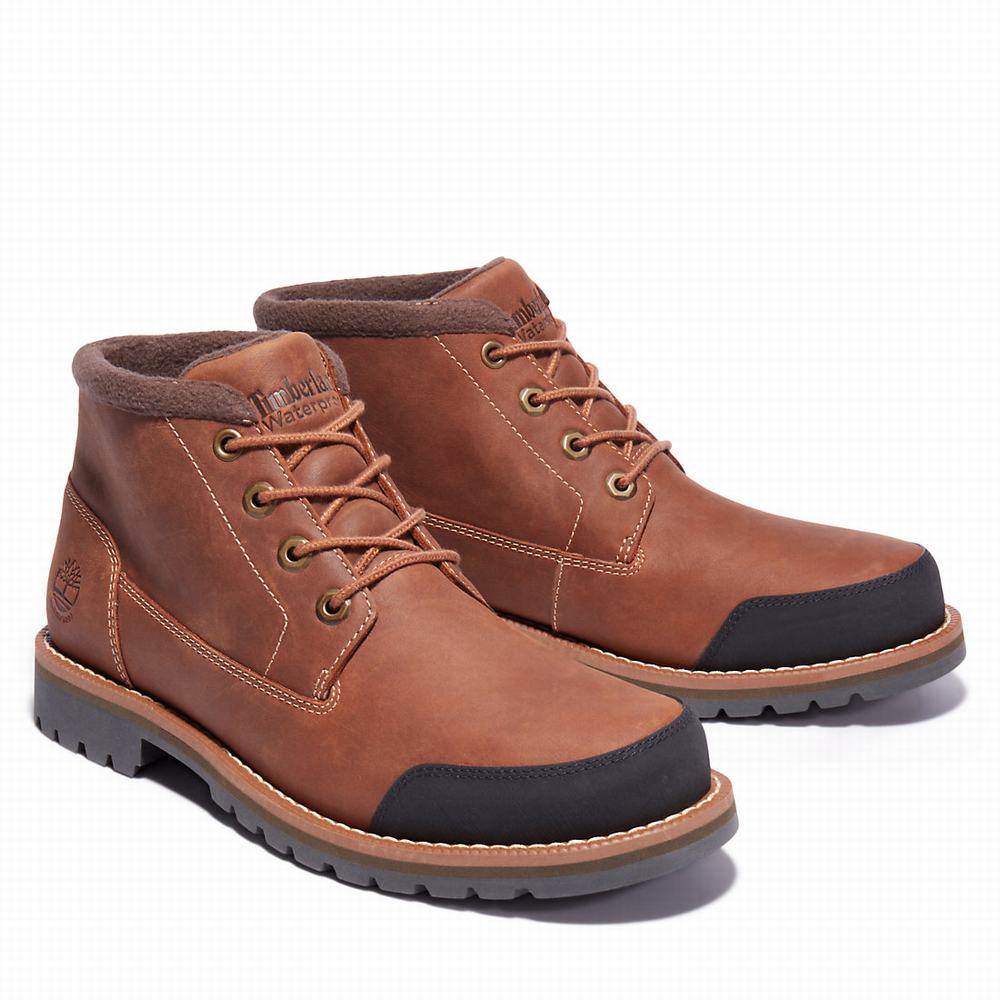 Cizmy Timberland Larchmont Podsite Chukka Panske Hnede | WY6940158