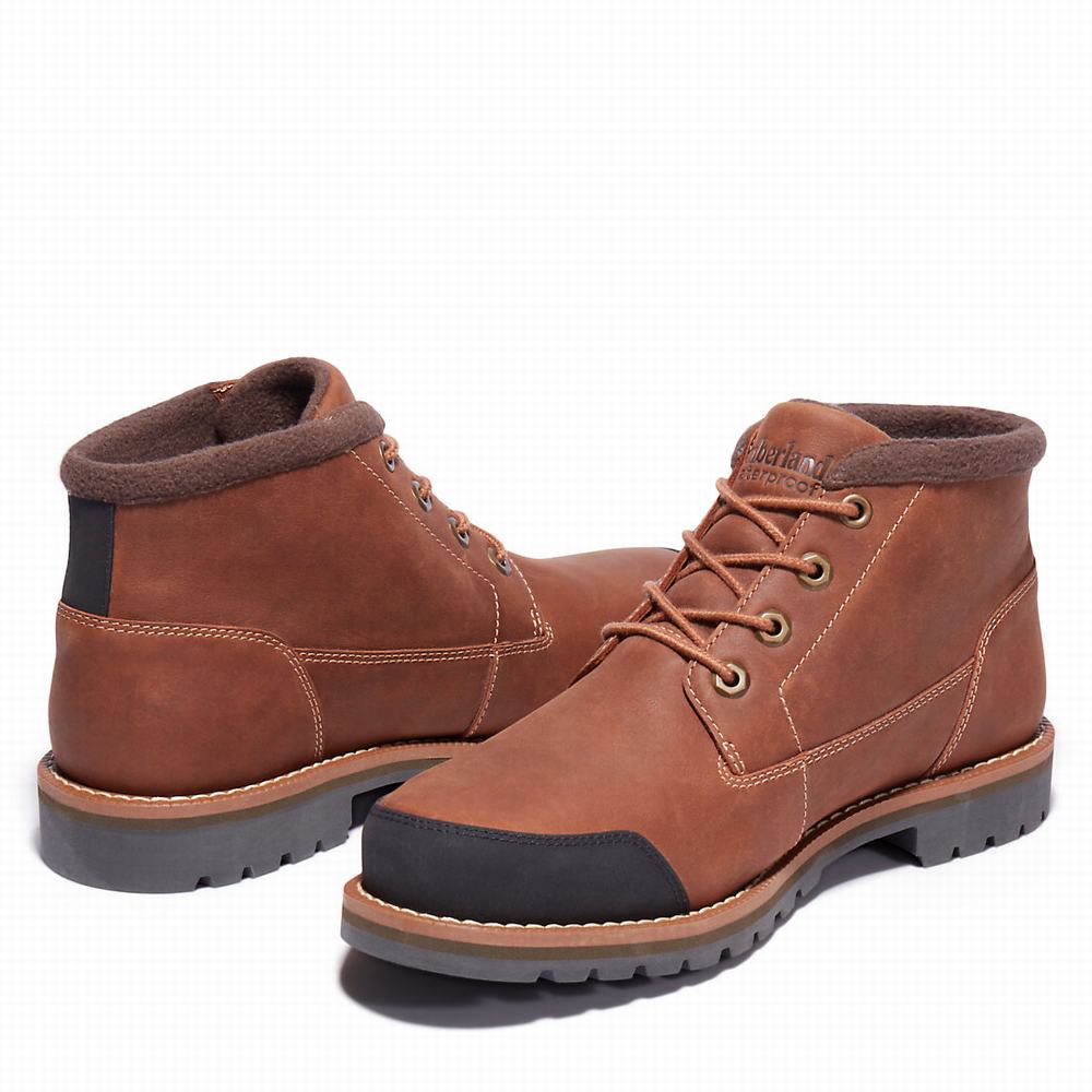 Cizmy Timberland Larchmont Podsite Chukka Panske Hnede | WY6940158