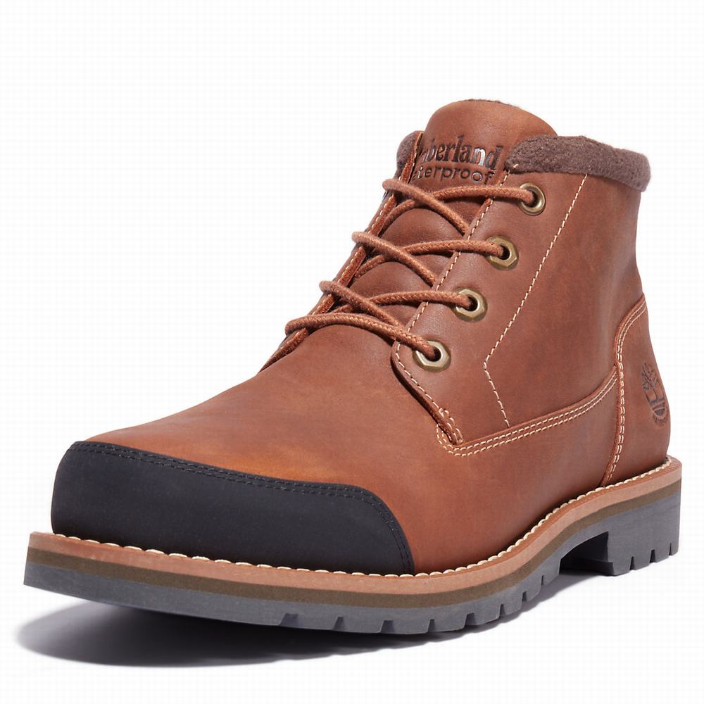 Cizmy Timberland Larchmont Podsite Chukka Panske Hnede | WY6940158