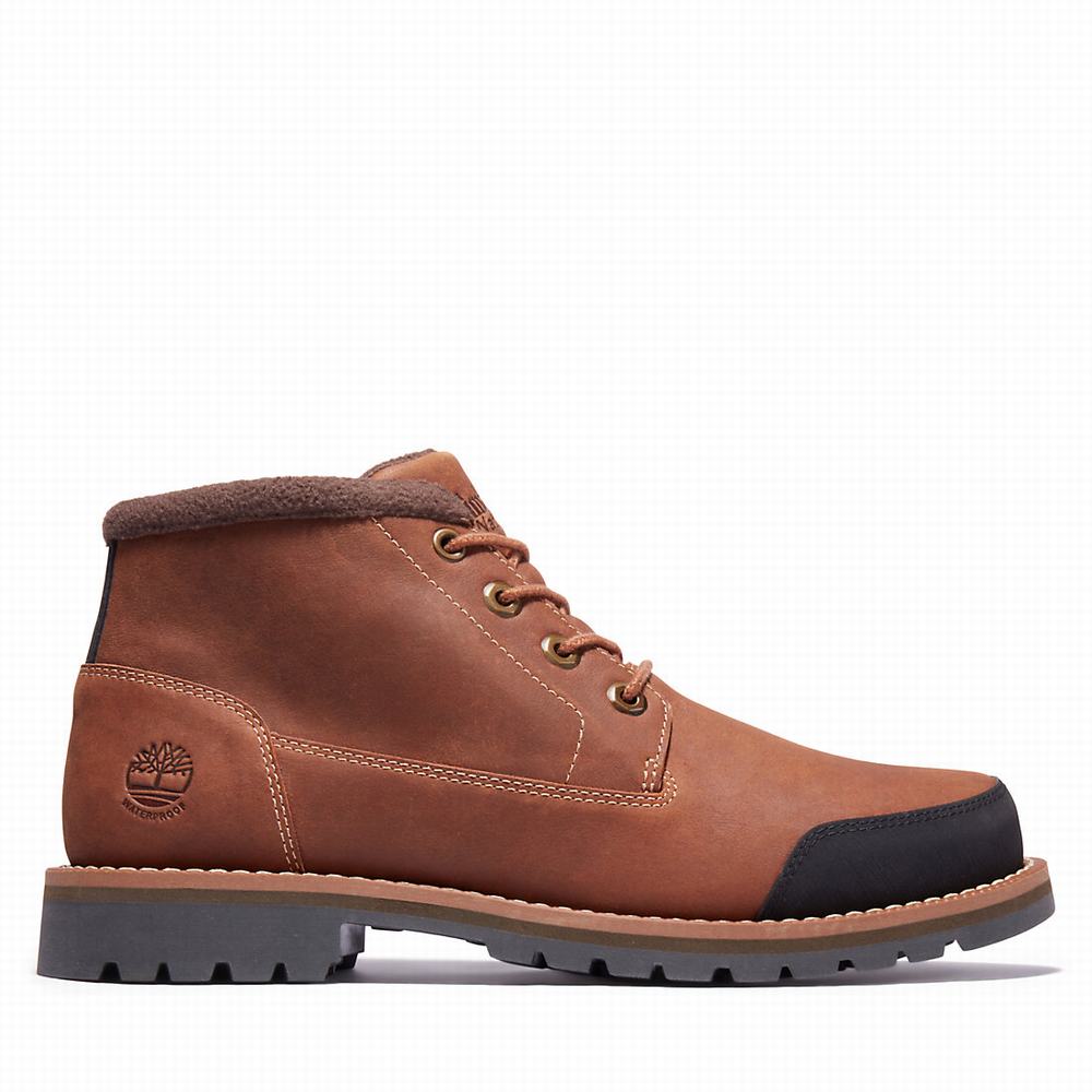 Cizmy Timberland Larchmont Podsite Chukka Panske Hnede | WY6940158