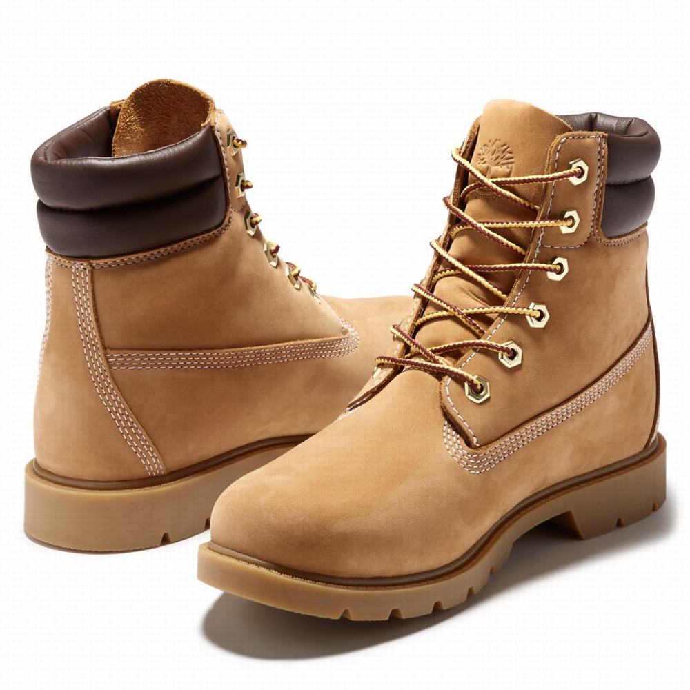 Cizmy Timberland Linden Woods 6-Inch Waterproof Damske Hnede | JB9512074