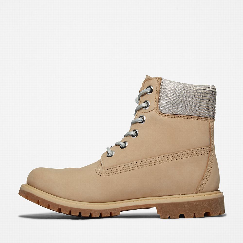 Cizmy Timberland Premium 6 Inch Damske Béžové | LT1650749