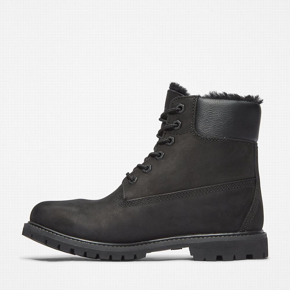 Cizmy Timberland Premium 6 Inch Damske Čierne | ZF8243061