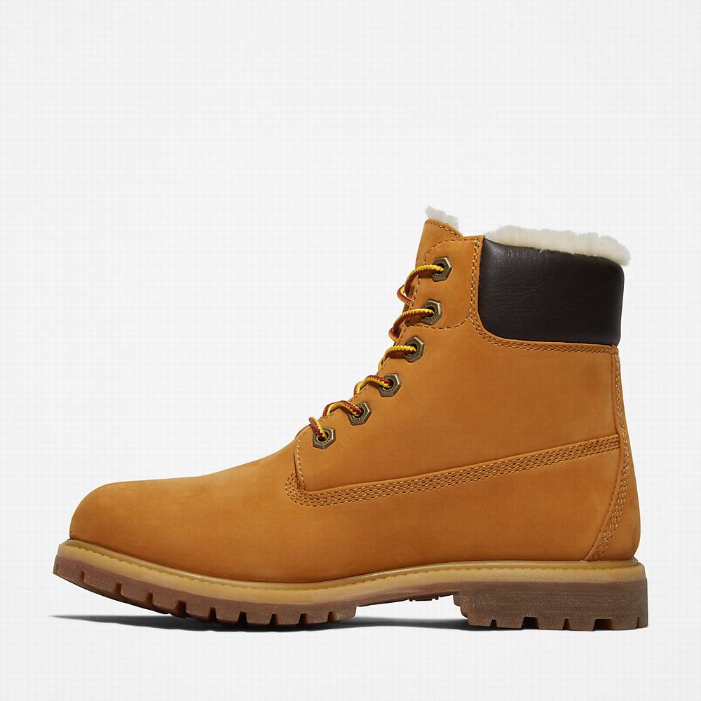 Cizmy Timberland Premium 6 Inch Damske Žlté | DZ9612047