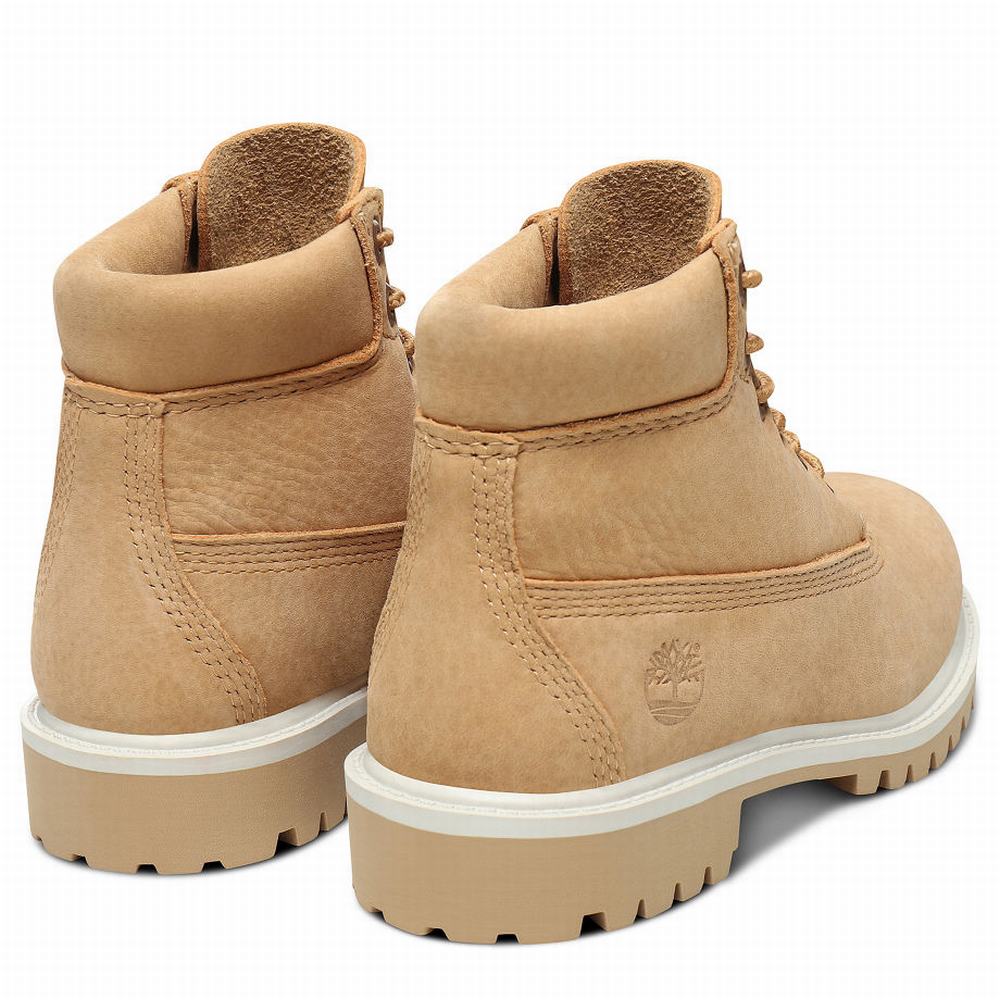 Cizmy Timberland Premium 6 Inch Detske Béžové | UO1526940