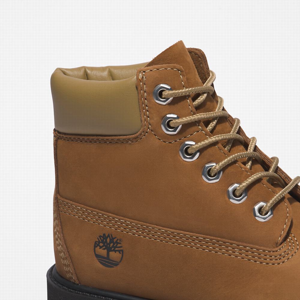 Cizmy Timberland Premium 6 Inch Detske Hnede | DK7540891