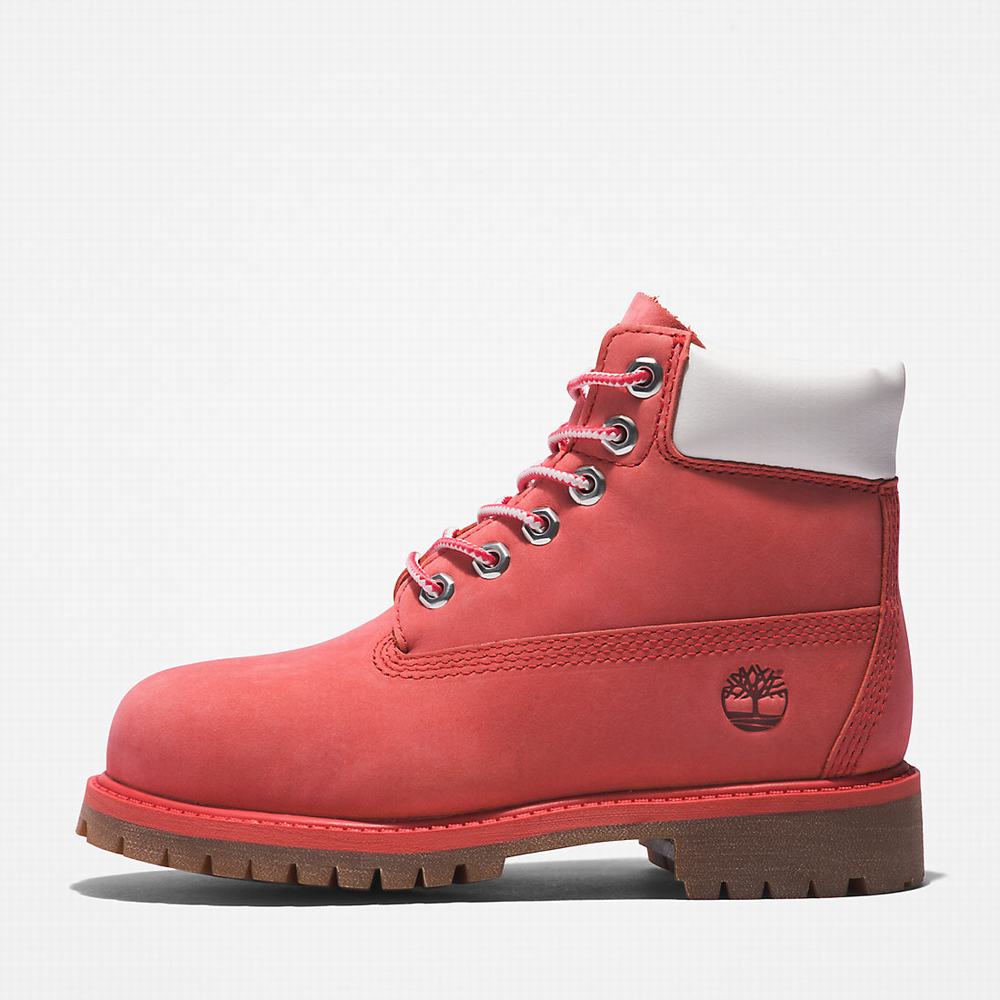 Cizmy Timberland Premium 6 Inch Detske Ruzove | ED7849031