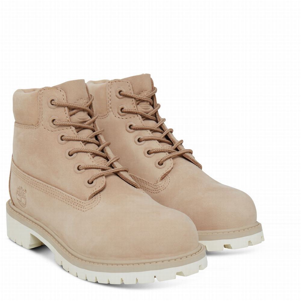 Cizmy Timberland Premium 6 Inch Detske Svetlo Hnede | EZ1789654